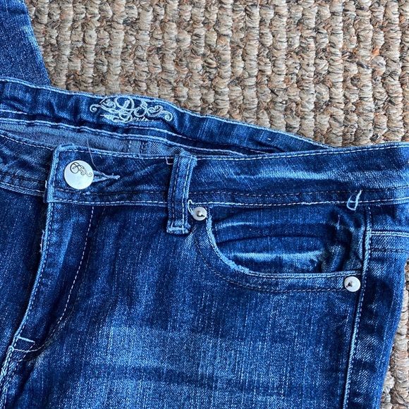 D Denim Dark Wash Skinny Jeans, Size 7 - Picture 2 of 8